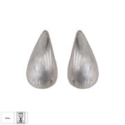 Cercei argint bombati Glow