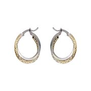 Cercei argint creola Duo