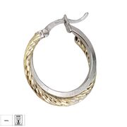 Cercei argint creola Duo