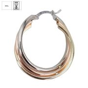 Cercei argint creola Trio