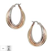 Cercei argint creola Trio