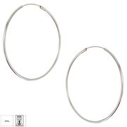 Cercei argint creole Tilly 5 cm