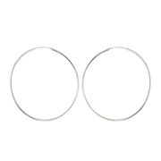 Cercei argint creole Tilly 6 cm