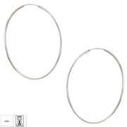 Cercei argint creole Tilly 6 cm