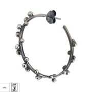 Cercei argint innegrit Taly