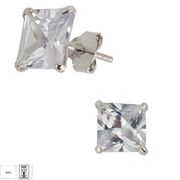 Cercei argint zirconiu patrat Cube