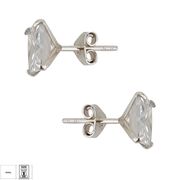 Cercei argint zirconiu patrat Cube