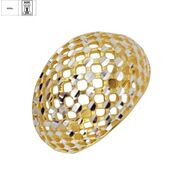 Inel argint auriu filigran Bomb