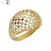 Inel argint auriu filigran Bomb