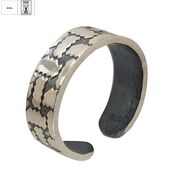 Inel argint reglabil innegrit Karl