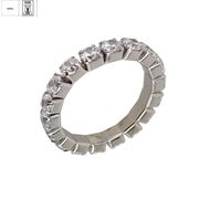 Inel argint tennis elastic Rio