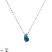 Lant argint elegant Larimar