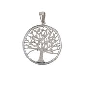 Pandantiv argint masiv Life tree