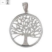 Pandantiv argint masiv Life tree