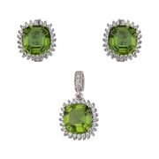 Set argint elegant zultanit Tally