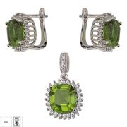 Set argint elegant zultanit Tally