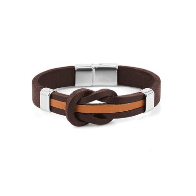 Bratara maro, Daniel Klein, pentru barbati, din piele, DKLB.0608.16