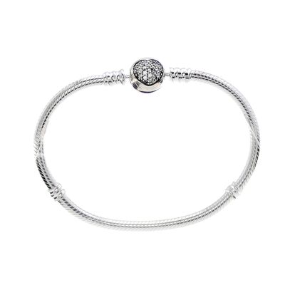 Bratara argint pentru talismane , lungime 18 cm