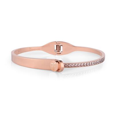 Bratara auriu rose, Freelook, pentru dama, din otel inoxidabil, FRJ.3.3004-4