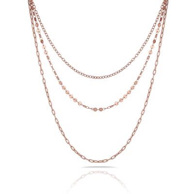 Lant auriu rose, Freelook, pentru dama, din otel inoxidabil, FRJ.3.6004-3