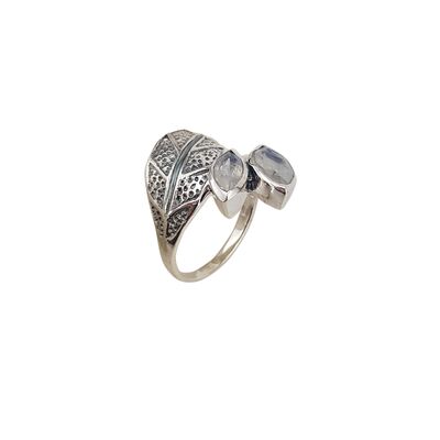 Inel argint piatra lunii marimea 55