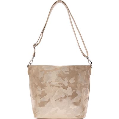 Poseta auriu rose din piele ecologica Diana