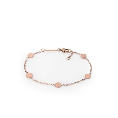 Bratara auriu rose, Daniel Klein, pentru dama, din otel inoxidabil, DKJ.3.2126-4