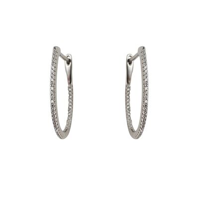 Cercei argint rotunzi Callie