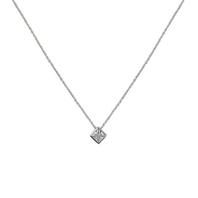 Lant argint cu pandantiv romb Square