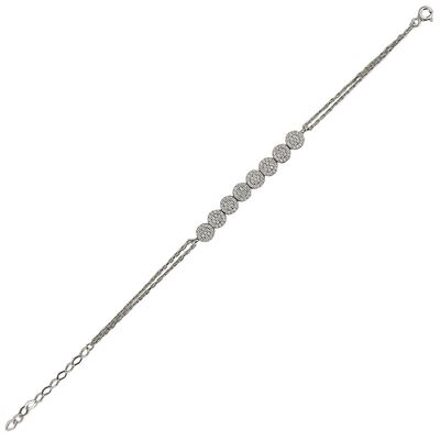 Bratara argint dubla eleganta Natasha