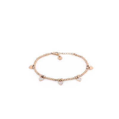 Bratara auriu rose, Freelook, pentru dama, din otel inoxidabil, FRJ.3.3052-4