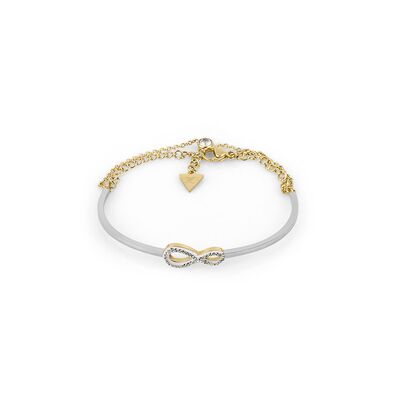 Bratara bicolora, Daniel Klein, pentru dama, din otel inoxidabil, DKJ.3.1021-2