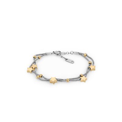 Bratara bicolora, Freelook, pentru dama, din otel inoxidabil, FRJ.3.3064-2