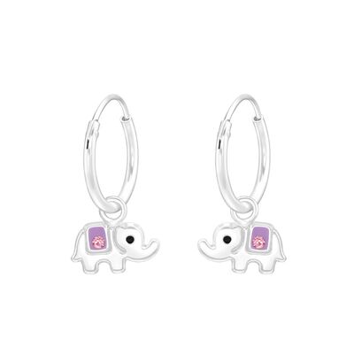 Cercei argint copii Dumbo cu zirconiu