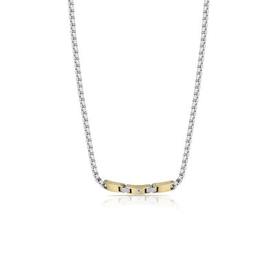 Lant argintiu, Santa Barbara Polo, pentru barbati, din otel inoxidabil, SBJ.6.5013-2