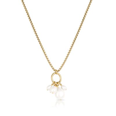 Lant auriu, Freelook, pentru dama, din otel inoxidabil, FRJ.3.6014-3