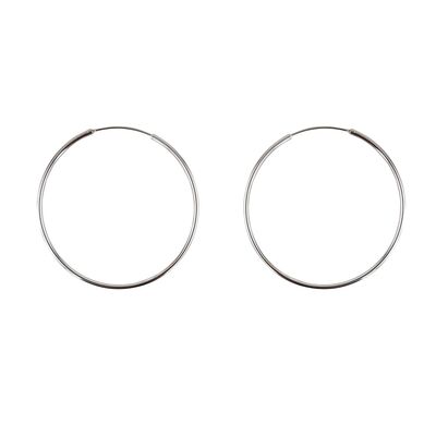 Cercei argint rotunzi Teresia