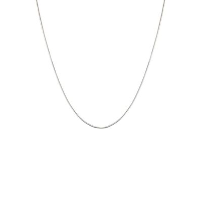 Lant argint la baza gatului 40 cm