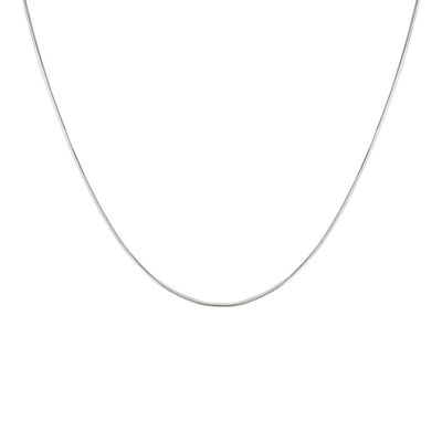 Lant argint simplu 50 cm Lia