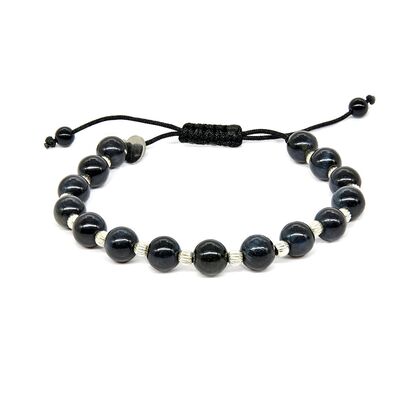 Bratara argint snur ochi de pisica Thia