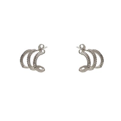 Cercei argint cu zirconiu Thia