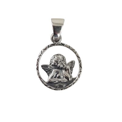 Pandantiv argint ingeras stilizat