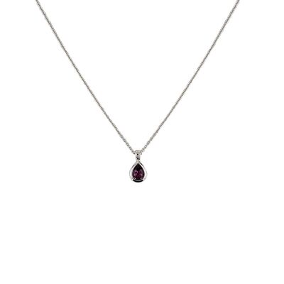 Lant argint lacrima zirconiu mov Thia