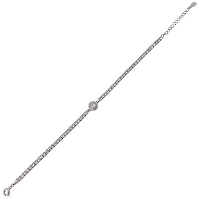 Bratara argint tennis eleganta Thia