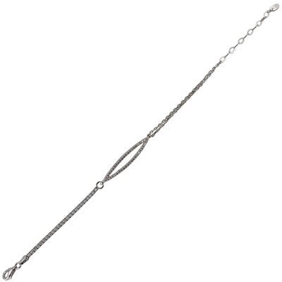 Bratara argint eleganta dubla Thia