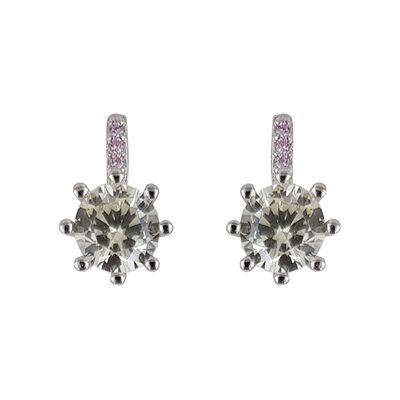 Cercei argint eleganti Thia cu zirconiu