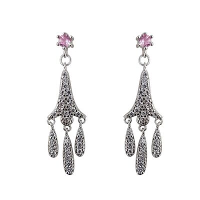 Cercei argint eleganti Thia