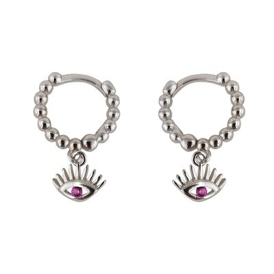 Cercei argint rotunzi Thia