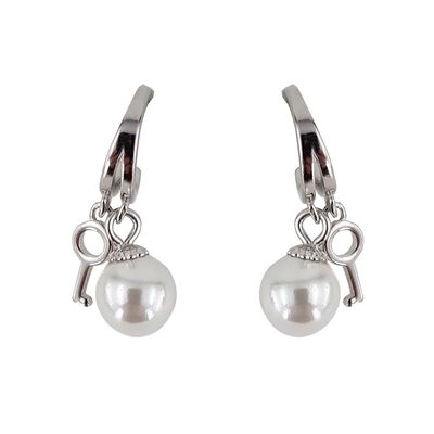 Cercei argint cheita cu perle