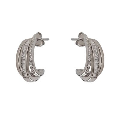 Cercei argint eleganti Thia cu zirconiu